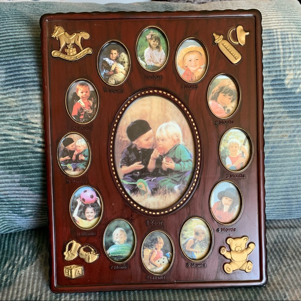 Vintage Plastic Photo Frame